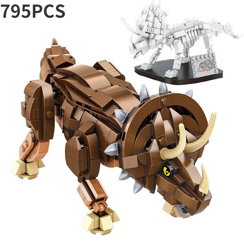 MOC Technologie T-Rex Bausteine Juras Indominus Park Dinosaurier Flugsaurier Welt DIY Zusammenbau Dino Modell Bausteine Spielzeug für Kinder
