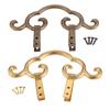 DRELD 1Pc Vintage Brass Antique Picture Painting Mirror Frame Hanger Hanging Hook Bronze Chinese Furniture Hardware 112*42mm