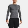 Under Armour HeatGear Long Sleeve Sports Tee Men Tops Grey 1351817-012