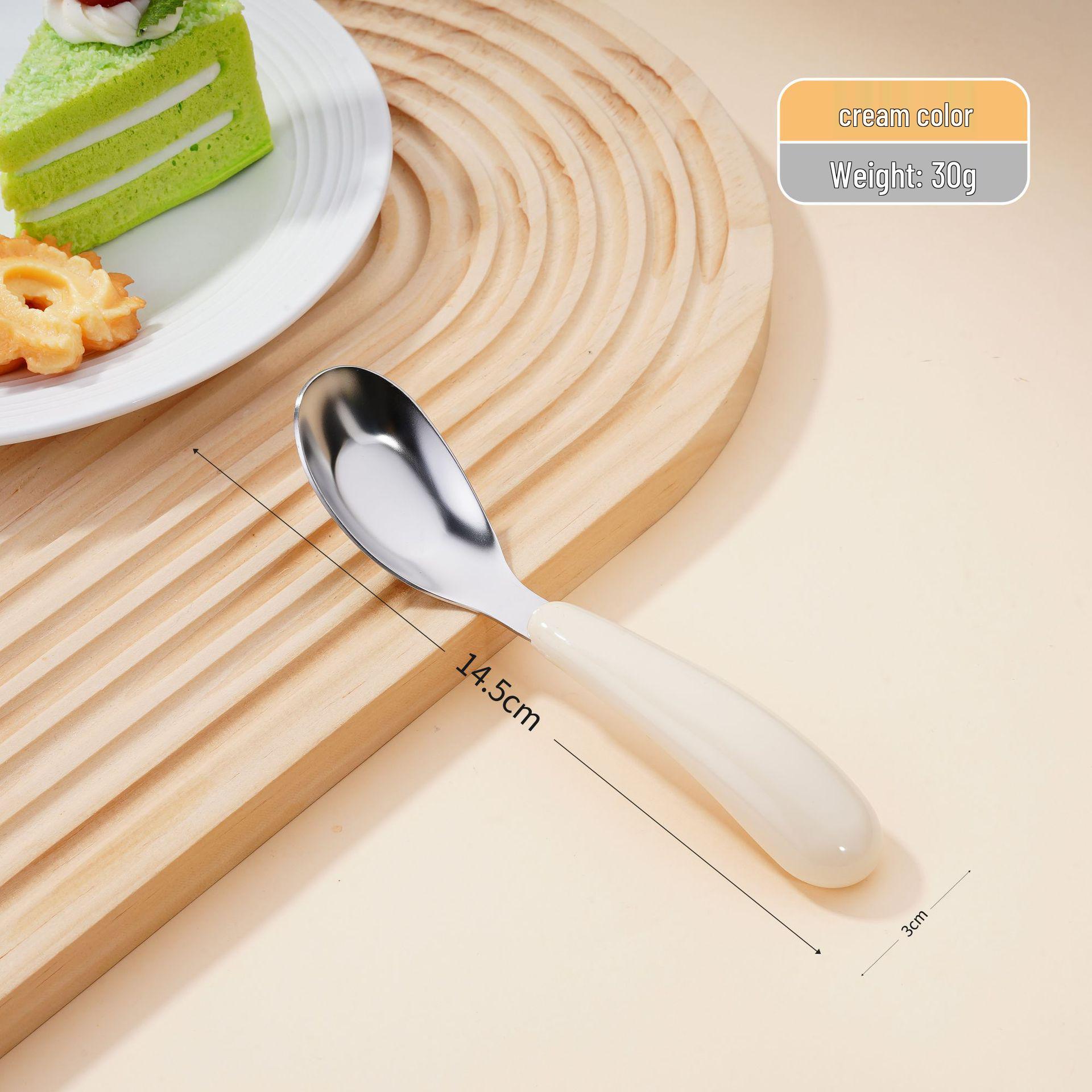 

Детская ложка для кормления из нержавеющей стали 316L - Тренировочная ложка для детей и ложка для прикорма