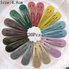 30/40Pcs Set New Paint Printing BB Clip Children's Broken Hairpin Metal Side Little Girl Hair Accessories Hairpin