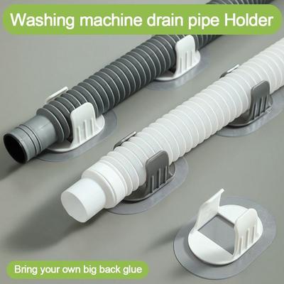 5 ks Plastové svorky na trubky Klipy na kabely Samolepicí Držák odpadní hadice pračky Upevňovací prvky Podpora trubky