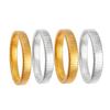 Fashion  Stainless Steel Jewelry Bracelets Texture 18k Gold Plated Stainless Steel Bangle Bracelet Women