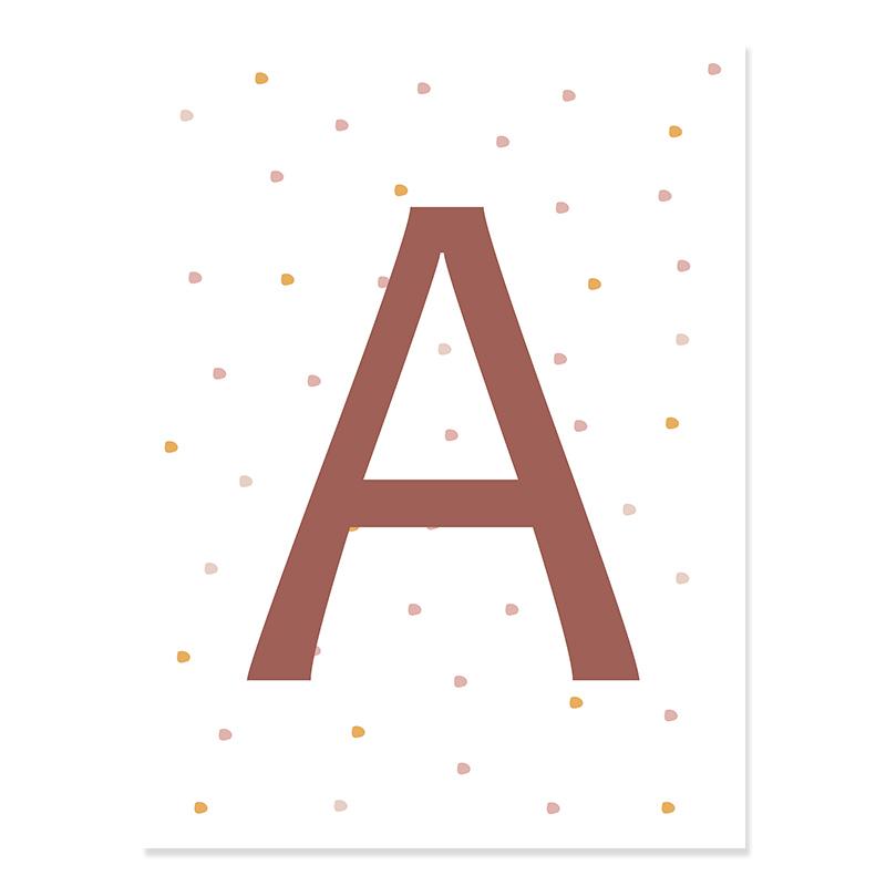 Cartoon Rainbow Custom Birth Data Initial Letter Nursery Canvas Paintings Wall Art Print Pictures Poster Child Room Home Decor