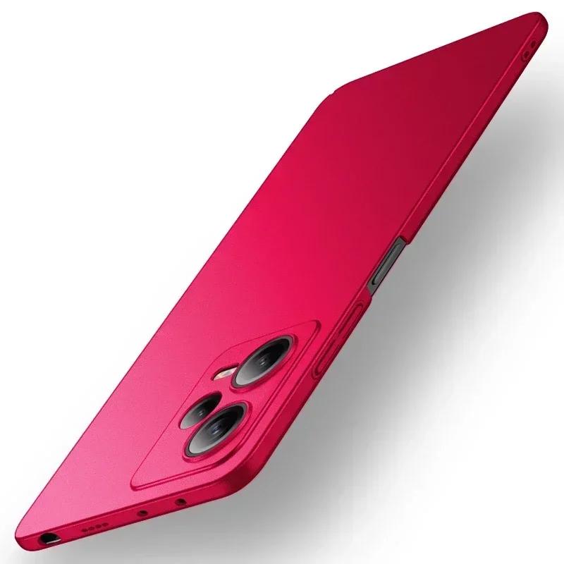 

0,8 мм Ультратонкий Матовый Жесткий Чехол Для XIAOMI Redmi Note14 Pro 13 12S 12 Pro Plus 4G 5G Пластиковый Однотонный Тонкий Ударопрочный Чехол Note 12S