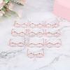 Dollhouse Miniature New Plastic Transparent Eyeglasses For 1/6 Dolls Accessories Mini Eyewear Glasses Doll Sunglasses