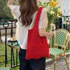 Summer New Simple Style Mesh Handbag Shopping Beach Bag Knit Shoulder Bag Women's Hollow Out Large Capacity Totes AVE