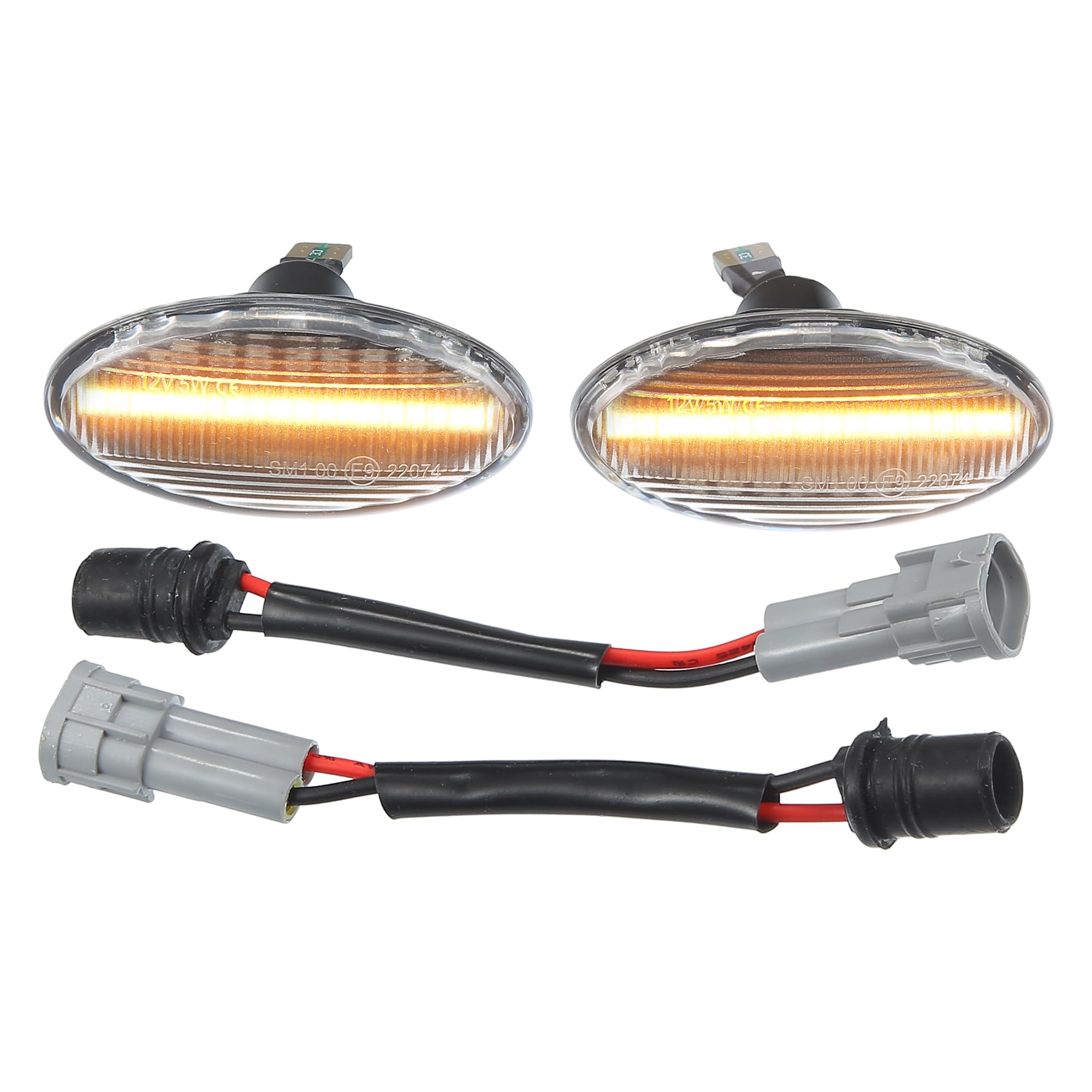 

A ABSOPRO LED Side Marker Repeater Indicator Direction Indicator for GJ6A-51-120E Mazda, Compatible with