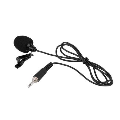 Mini přenosný klopový klopový klopový držák Hands-free 3,5 mm externí konektor se šroubovým zámkem mikrofon mikrofon pro počítač PC notebook