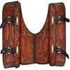 Genuine Western Trail Hand Tooling & Carving Horse Leather Saddle Bag.