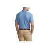 Polo Ralph Lauren Logo Embroidered Slim Fit Straight Leg Short Sleeve Polo Shirt Men Polo Shirts Blue 710704319-055