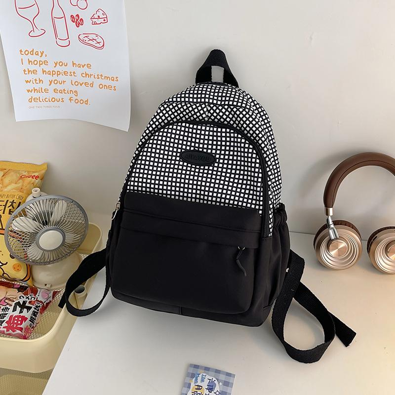 Soft Girl Cute Girl Backpack Primary and Secondary School Student Spring Outing Travel Bag High-value Leisure Time Shangshu Bag