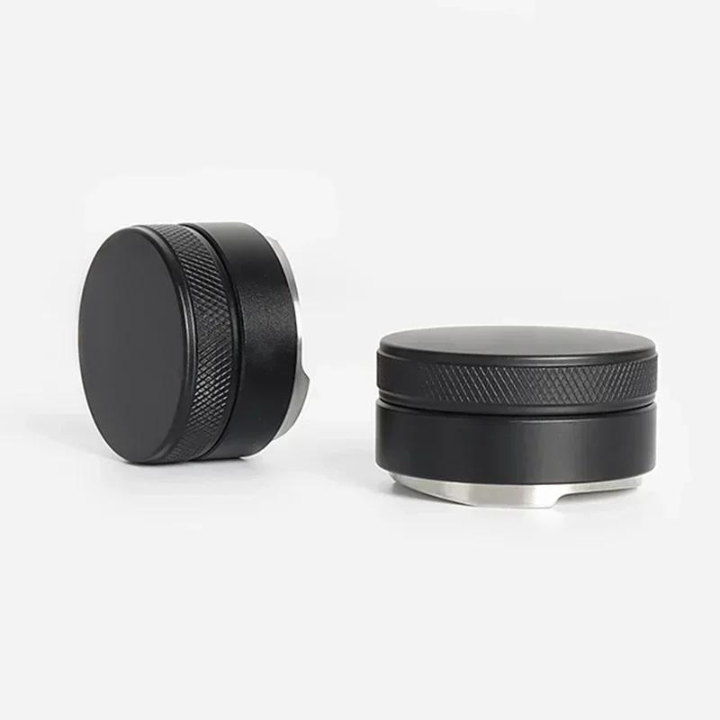 Professional Adjustable Coffee Distributor & Espresso Leveler Tool with 3-Angled Slopes Design, Palm Tamper for 51/53/58mm