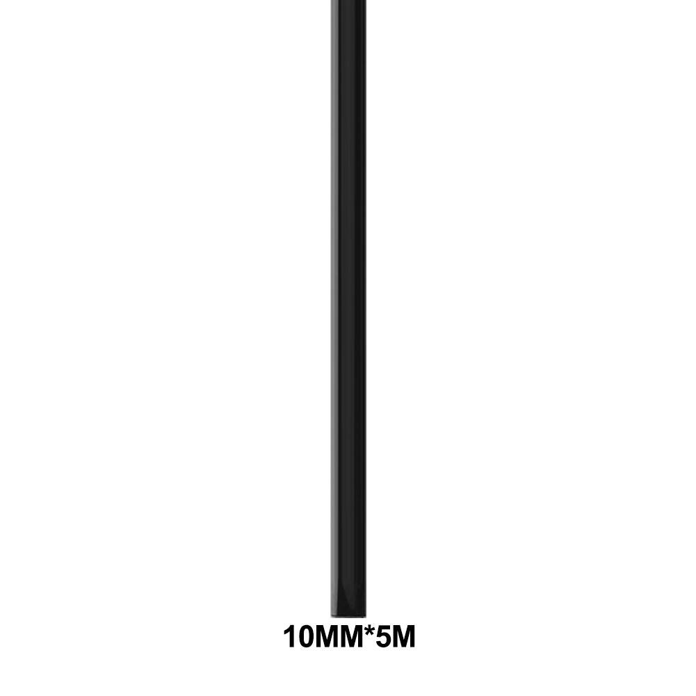 Car Exterior Glossy Black Body Strip Bumper Door Protective Moulding Styling Trim Sticker 6mm 8mm 10mm 12mm 15mm 20mm 30mm