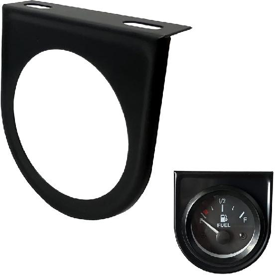 1 Piece Single Hole Gauge Mounting Bracket Pod Holder Fits Any Mounts 2-1/16  (52mm) Gauges to Vehicle s Dashboard Black 1 Piece