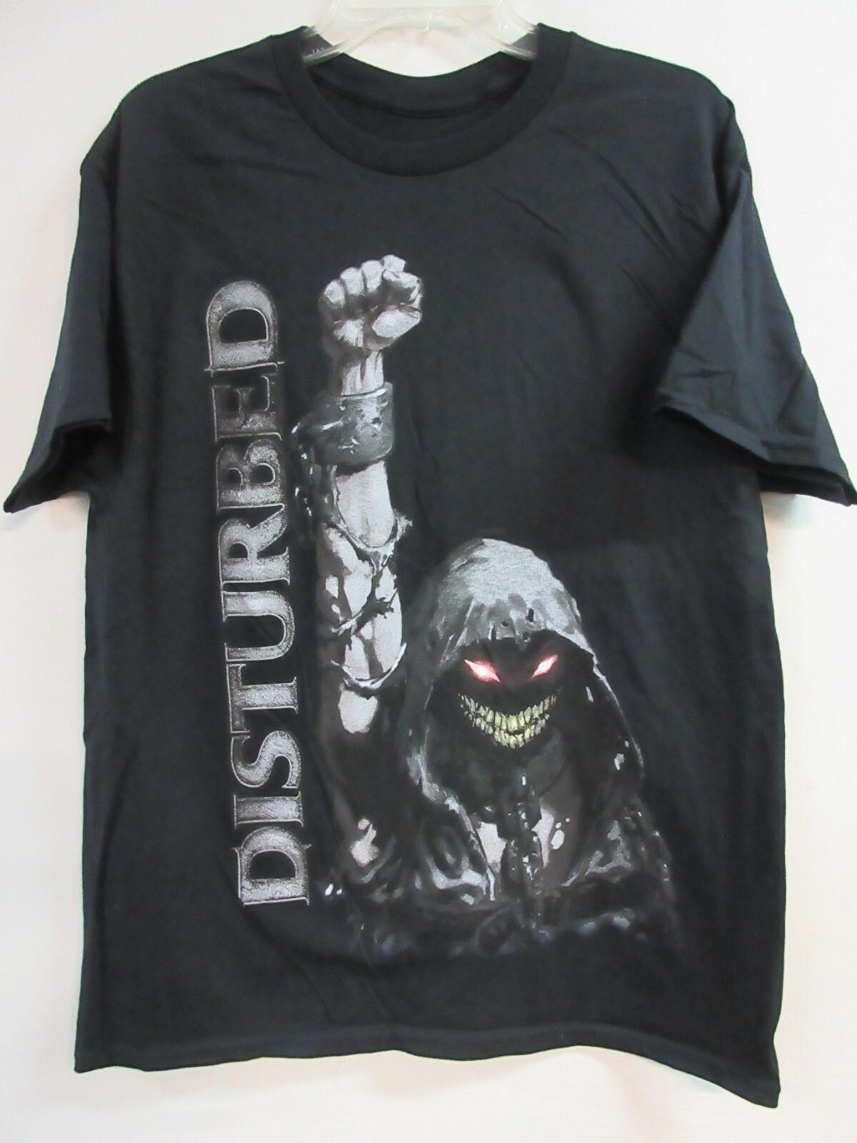 DISTURBED OFFICIAL MERCH RAISE YOUR FIST BAND CONCERT MUSIC T- LARGE Unisex T-Shirt L