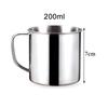 With Handle Stainless steel Cup 1pc Water Coffee Tea Camping Drinking Mug