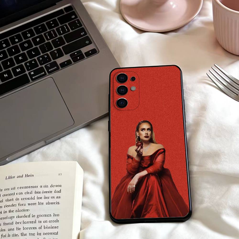 Singer A-Adele Phone Case For Samsung S25,24,23,22,30,21,10,9,Ultra,Plus,Lite,FE,4,5 G Soft Black Case