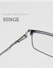 Men's Anti-Blue Light Square Metal Glasses Frame 6915 - Business Casual Style