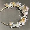 Elegant Pink Floral Crown Vintage Princess Rhinestone Tiara  Photography Props