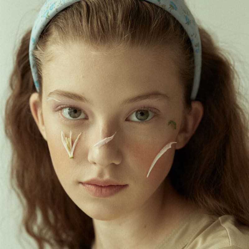 Elizabeth Moments Blue Flower Print Headband