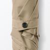 MUJI Folding Umbrella for Sun and Unisex Dark 55cm Rib Length Two-Way Rain, Adult, DEA15A5A, Beige,