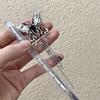 Unique Flowing Fringe Butterfly Pin Stylish Metal Brooch For Dresses Coats Scarves Decoration Gift For Fashion Lovers