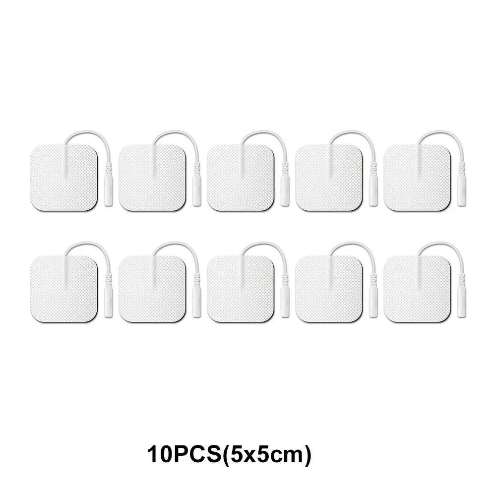5x5cm 4x4cm Muskelstimulator Elektrodenpads Vliesstoff Selbstklebend Ersatzpads für Tens Digitale Massagegeräte