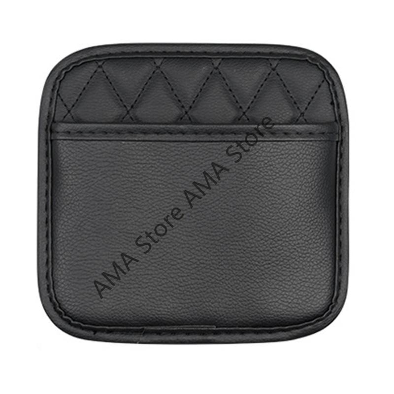 X7JF Leather Car Storage Box Pocket Offering Convenient Space Suitable for Neat Interior Essential Small Item and Accessories