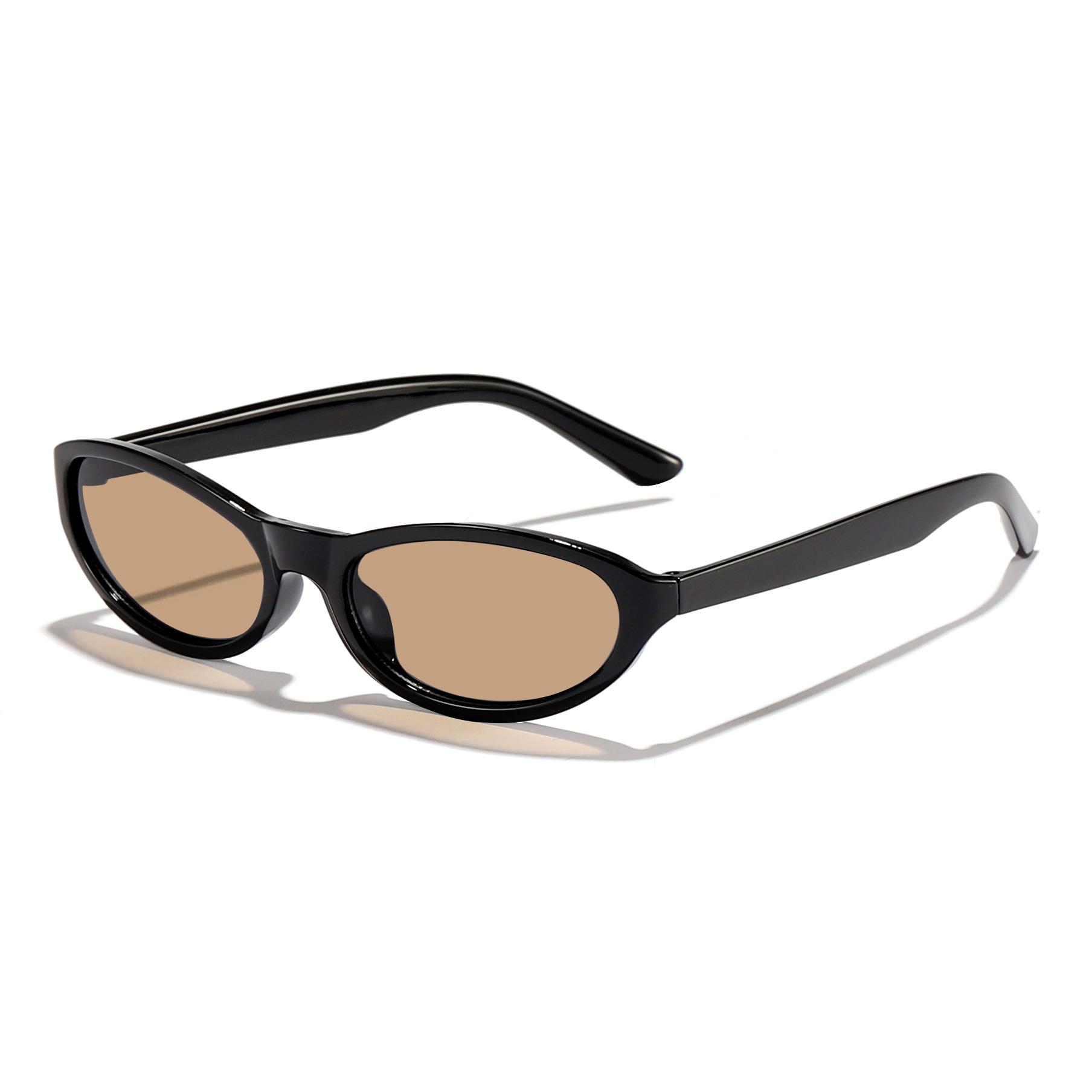 

Fashion Women Oval Sunglasses Ladies New Retro Style Sexy Sun Glasses Men Trendy Fashion Decorative Shades Uv400 Eyeglasses