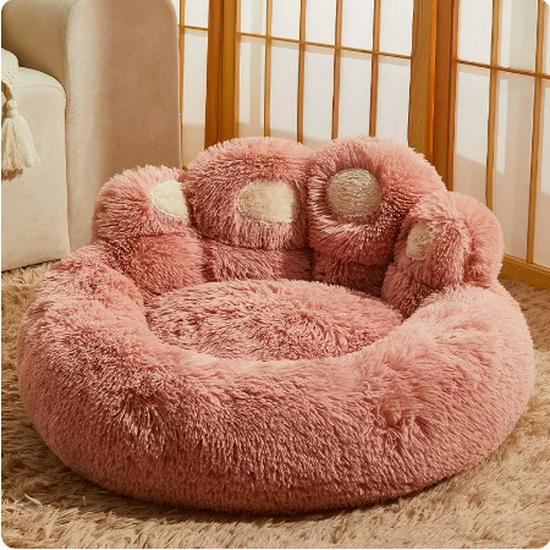 Winter Warm Bear Paw Pet Bed - Cute Four Seasons Universal Dog & Cat Bed