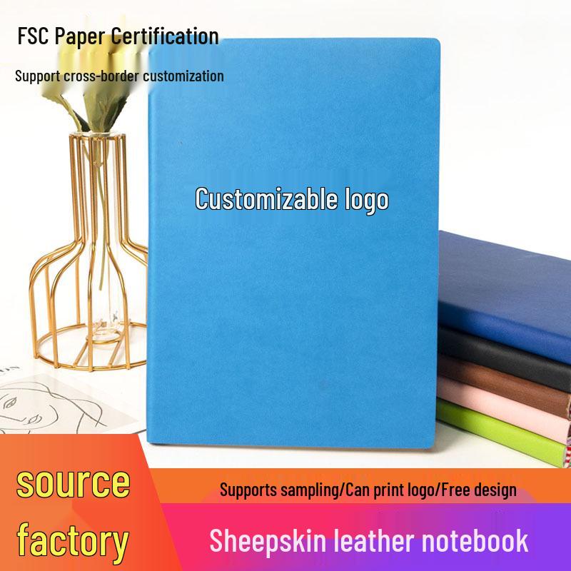 Premium Faux Leather Business & Student Notepad - Soft PU Cover A5
