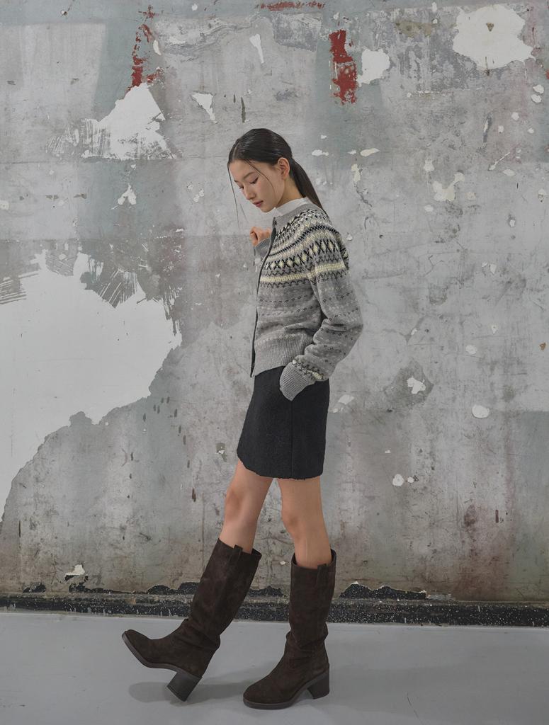 General Idea Boucle Mini Skirt [Black] / Wbe4L56506