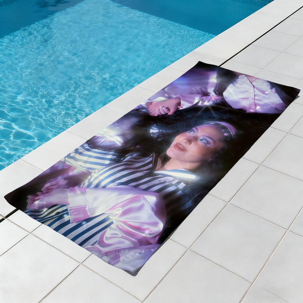 A-ayliva S-schwarzes Singer Wunder Handtuch Strand Schnelltrocknend Weich H-herz Pool Handtücher Geschenk für Reise Fitnessstudio Dusche Camping Sport