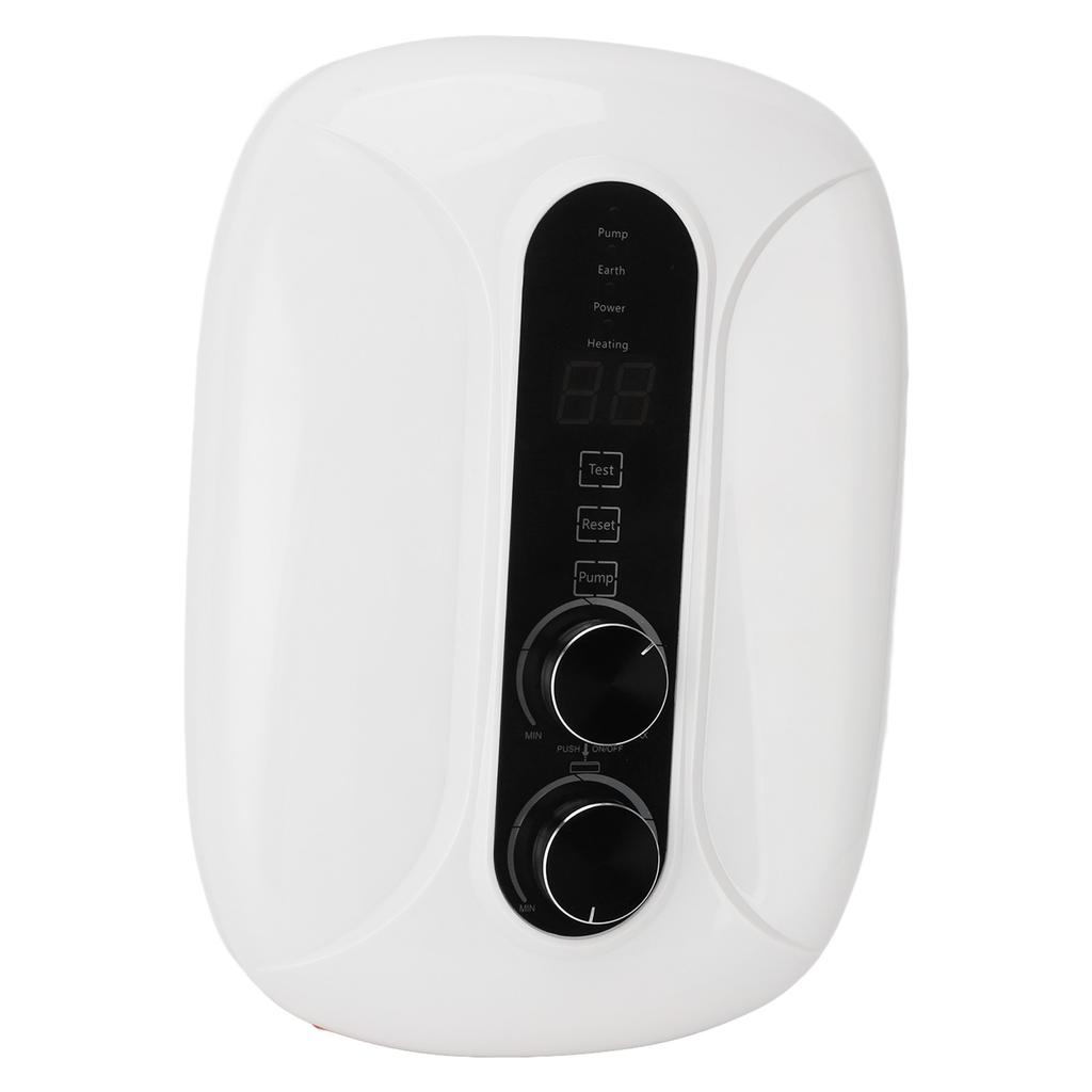 Elektrischer Durchlauferhitzer 5500W Schnelle Erwärmung Intelligenter Mini-Warmwasserbereiter mit LED-Temperaturanzeige für