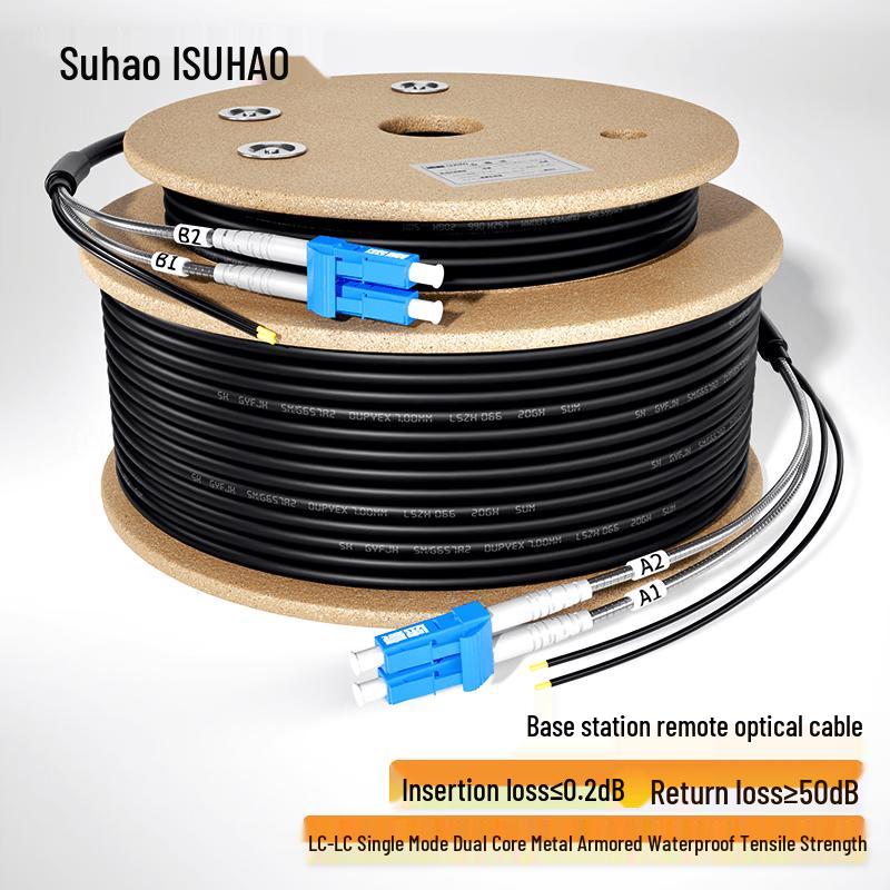 

Suhao Outdoor Field Armored Single-mode LC-LC Fiber Optic Patch Cord