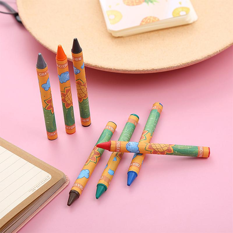 Sunflower 8 /12 /24 Colors Crayons Kids Colored Crayons School Supplies Prizes And Gifts
