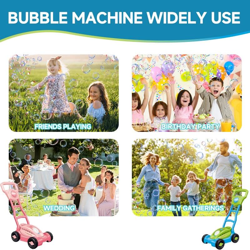 Cart Bubble Machine LAWN MOWER squirt toy for outdoor garden party Create surprises bubble blower garden toys for family kids