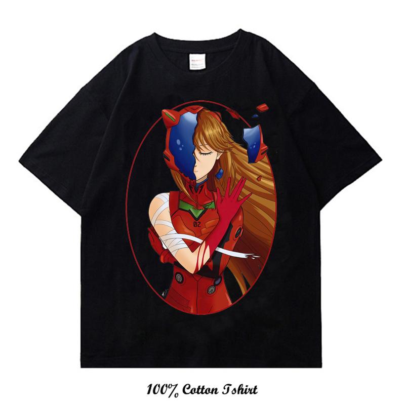 

Японские мужские и женские манга-графика хип-хоп свободные топы Harajuku модные летние хлопковые забавные крутые футболки S