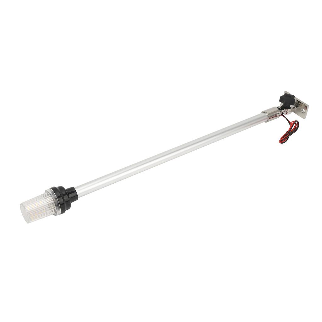 Boat Anchor Light LED 180  Degrees  Rotatable 24in Stainless Steel Base COB Boat Stern Light for Yachts