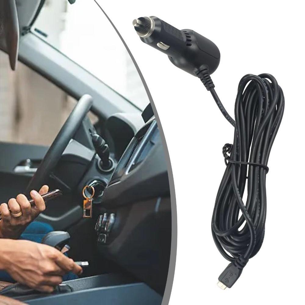 Type-C Mini-USB Dash Cam Charger 12V/24V Input Vehicle Power Adapter Car Accessories
