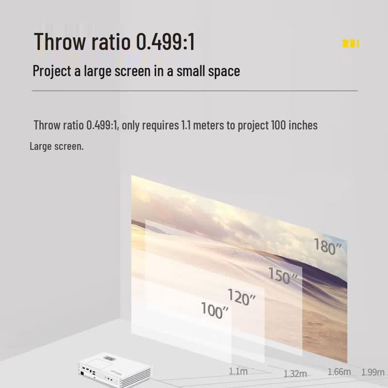 Optoma EH412ST 1080P Short-Throw Projector (CN Version)