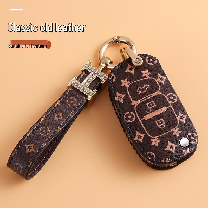 Women's Key Cover Protective Case for FAW Besturn X40/B50/B70/B30/X80/B90/T99