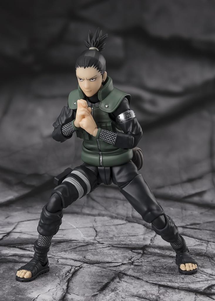 TAMASHII NATIONS NARUTO Shippuden Mozek Nara Shikamaru, který vidí deset pohybů Přibližně 145 mm malovaná pohyblivá figurka SHFiguarts -Vpřed- PVC&ABS