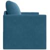 Blue Sleeper Sofa 124 x 71 x 78 cm Velvet