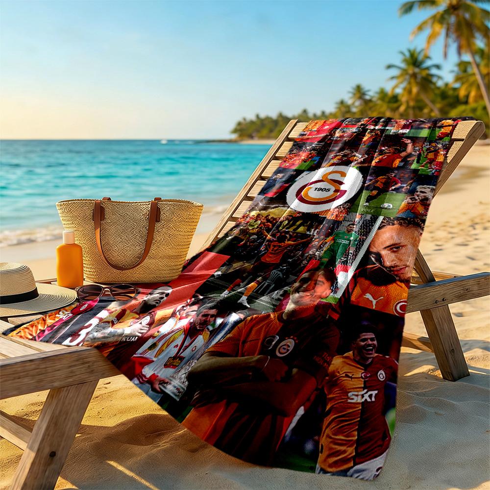 Galatasaray Beach Towel Soft Durable Quick-Dry Comfortable Lightweight