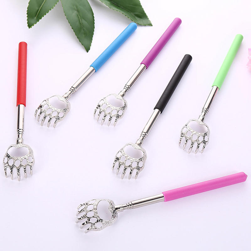 1Pc Ghost Hand Stainless Steel Claw Telescopic Creative Retractable Back Itching Device Massager Massage Tool for Relaxing The Back