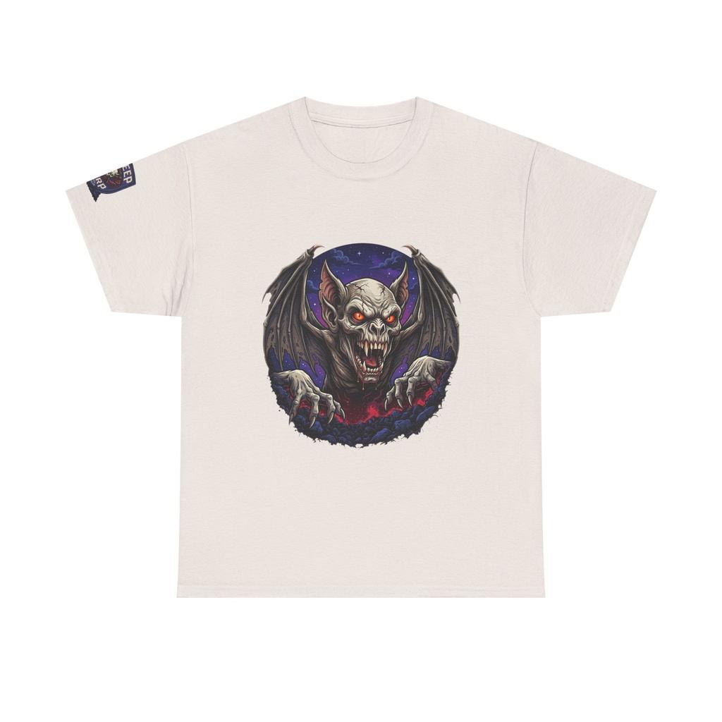 KREEP KORP Grusel Fledermaus Schädel T-Shirt | Gothic Horror Nacht Halloween