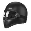 Retro Glass Fiber Motorcycle Helmet for Men & Women - Fits Cruisers & Scooters