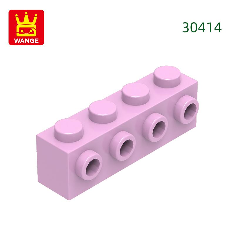 Non-Toxic 63Pcs/Lot 30414 Modified 1X4 With Studson Side Block Moc Color Accessories Compatible With Brick Diy Children Toy Assembly